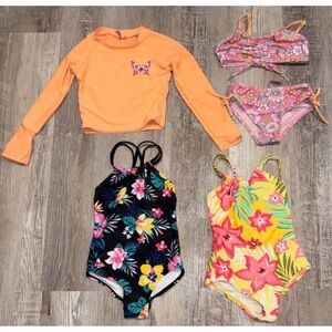 3- Toddler Girl Swimsuits Size 4T